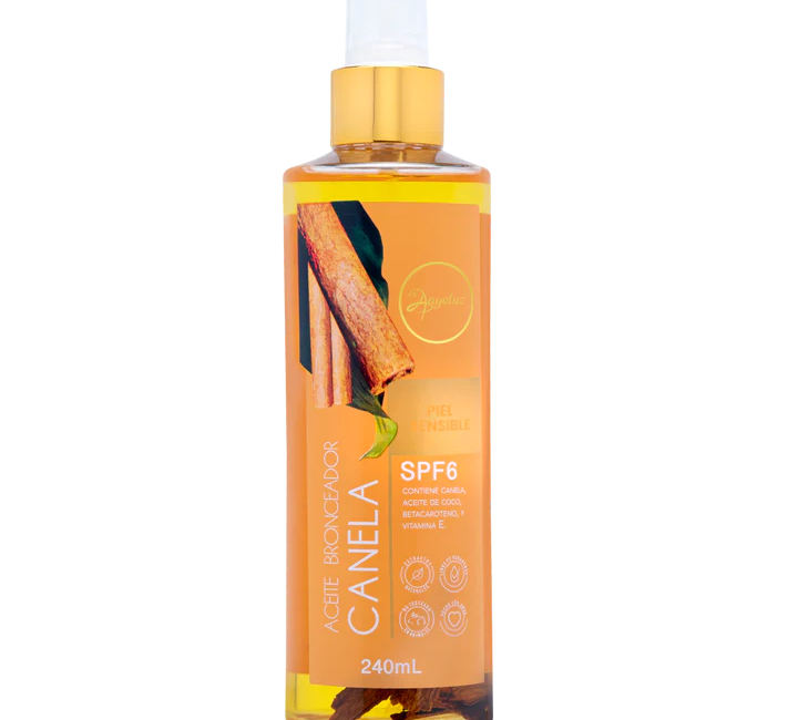 Anyeluz Aceite Bronceador canela * 240 mL