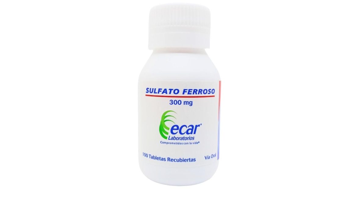 Sulfato Ferroso 300 mg * 100 tabl. EC