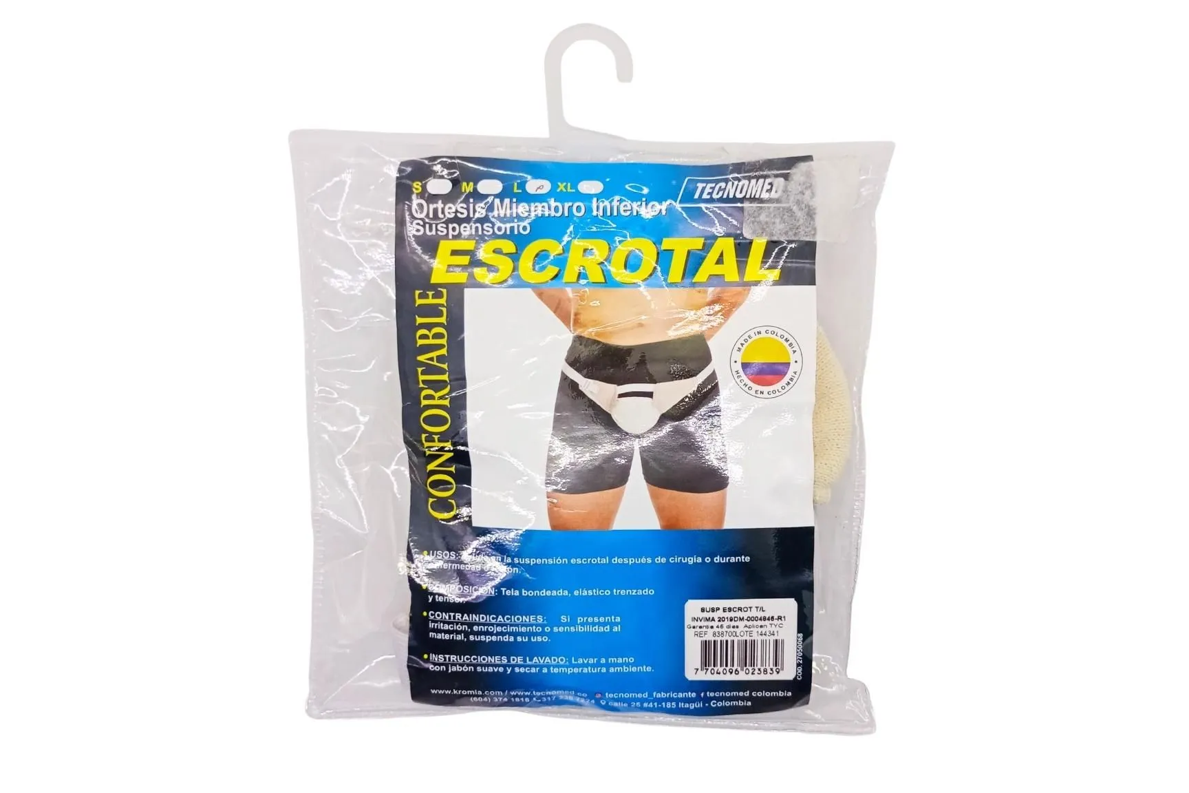 Suspensorio Escrotal M-L-XL - Uroccidente