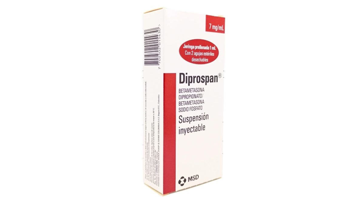 Diprospan 1 mL jeringa prellen.