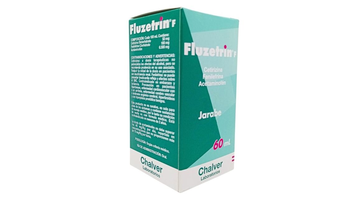 Fluzetrin F jarabe * 60 mL