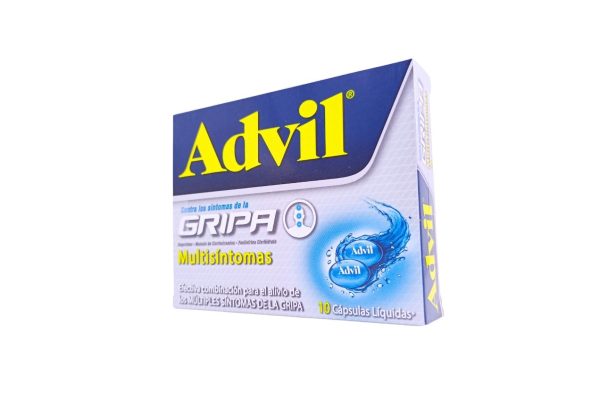 Advil Gripa * 10 caps.