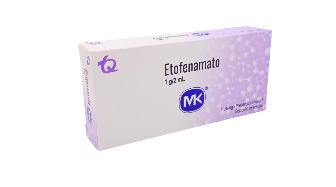 Etofenamato 1 gr/2 mL jeringa prellen.