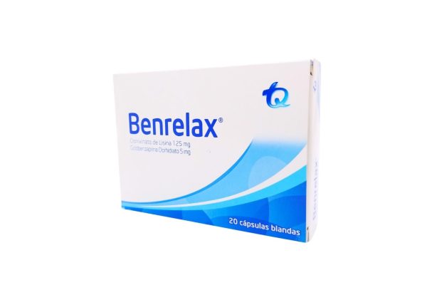 Benrelax 125/5 mg * 20 caps. TECNOQUIMICAS
