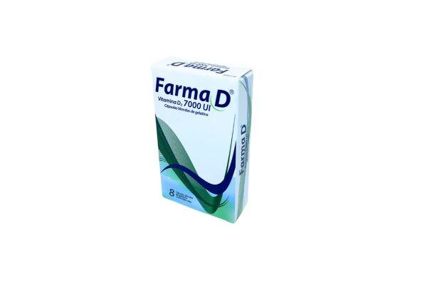 Farma D 7000 UI * 8 caps. FARMA DE COL. S.A.