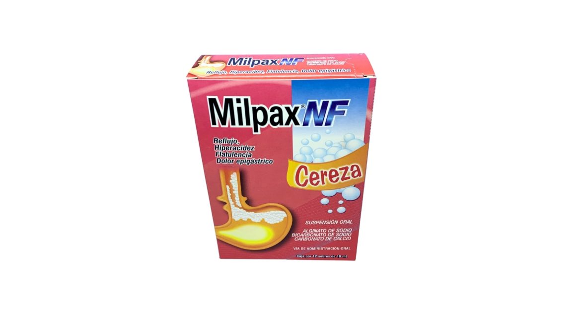 Milpax NF cereza 10 mL * 12 sobres
