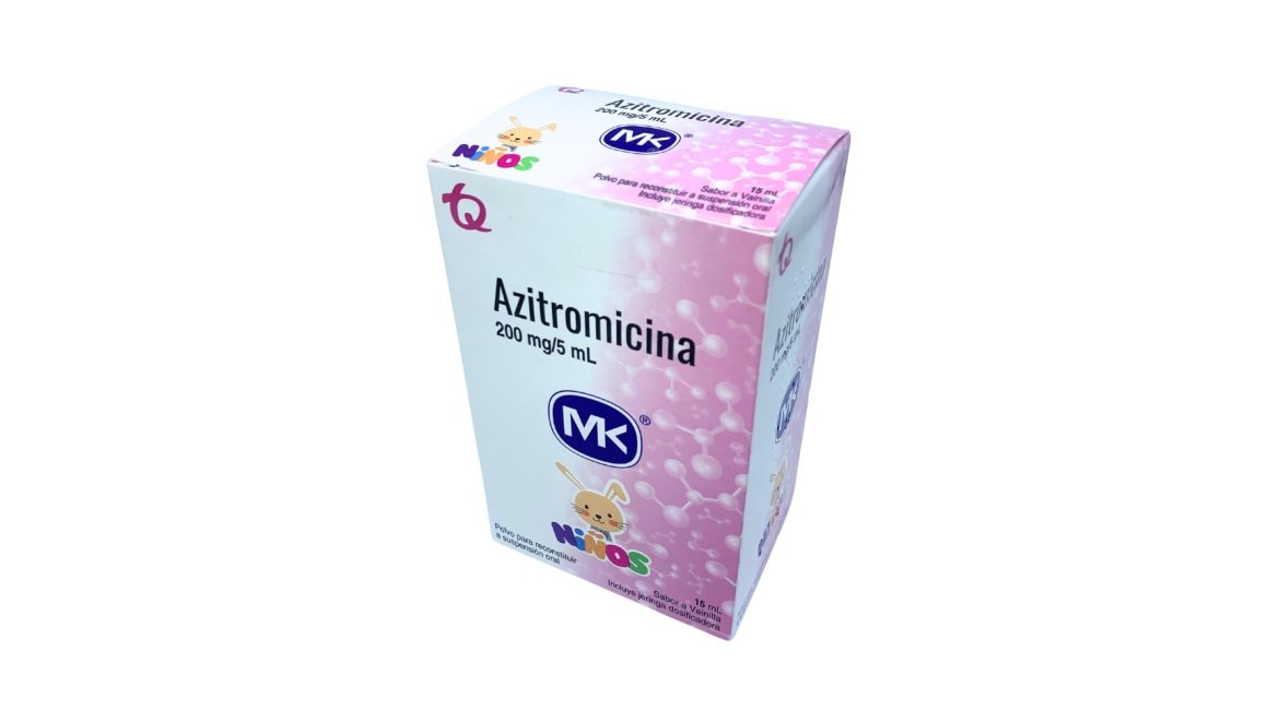 Azitromicina 200/5 mg suspen. * 15 mL MK