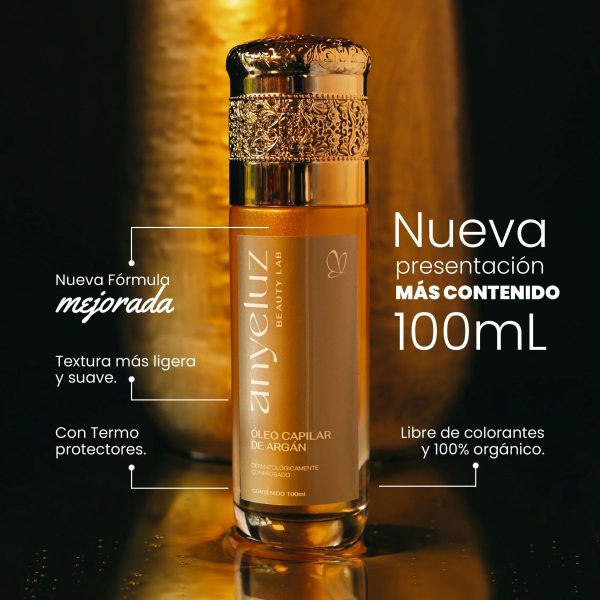 Anyeluz Oleo Capilar Argan * 100 mL - Imagen 2