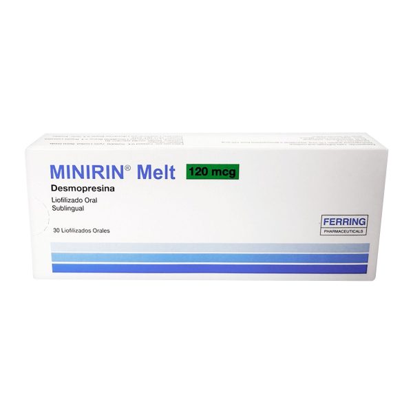 Minirin Melt 120 mcg * 30 liofilizados orales - Uroccidente