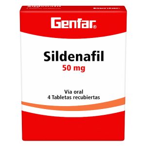 Sildenafilo 50 mg * 4 tabl. GF
