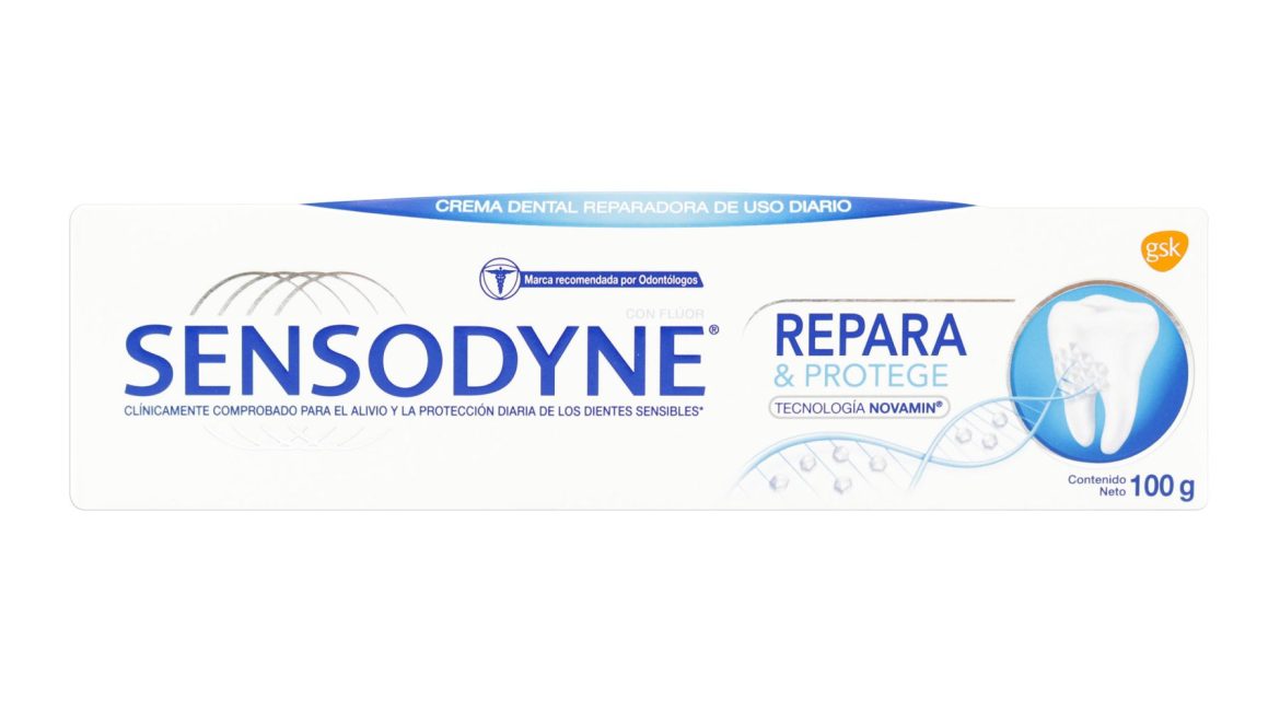 Crema dental Sensodyne repara & protege * 100 gr.