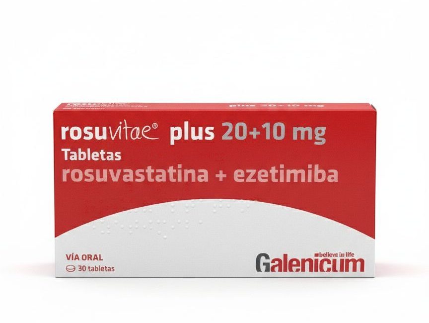 Rosuvitae Plus 20/10 mg * 30 tabl. 8 Rosuvitae Plus 20/10 mg * 30 tabl.