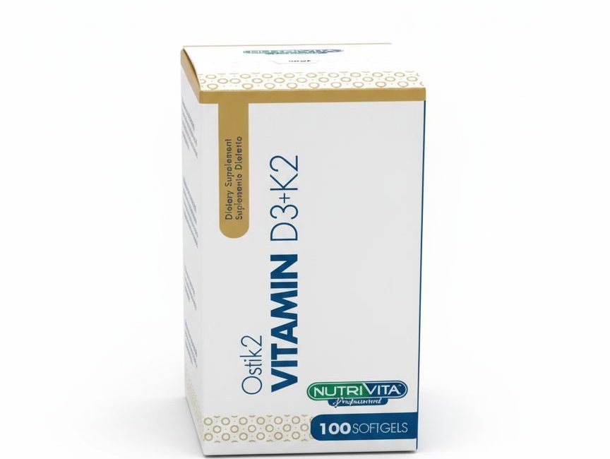 Ostik2 Vit. D3 + K2 * 100 softgels NV 4 Ostik2 Vit. D3 + K2 * 100 softgels NV