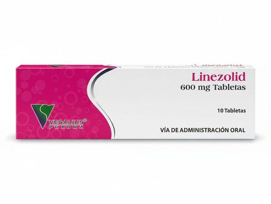 Linezolid 600 mg * 10 tabl.