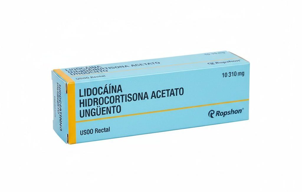 Lidocaina Hidrocortisona unguento * 10 gr.