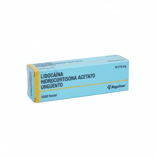 Lidocaina Hidrocortisona unguento * 10 gr.