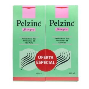 Shampoo Pelzinc 120 mL * 2 unds.