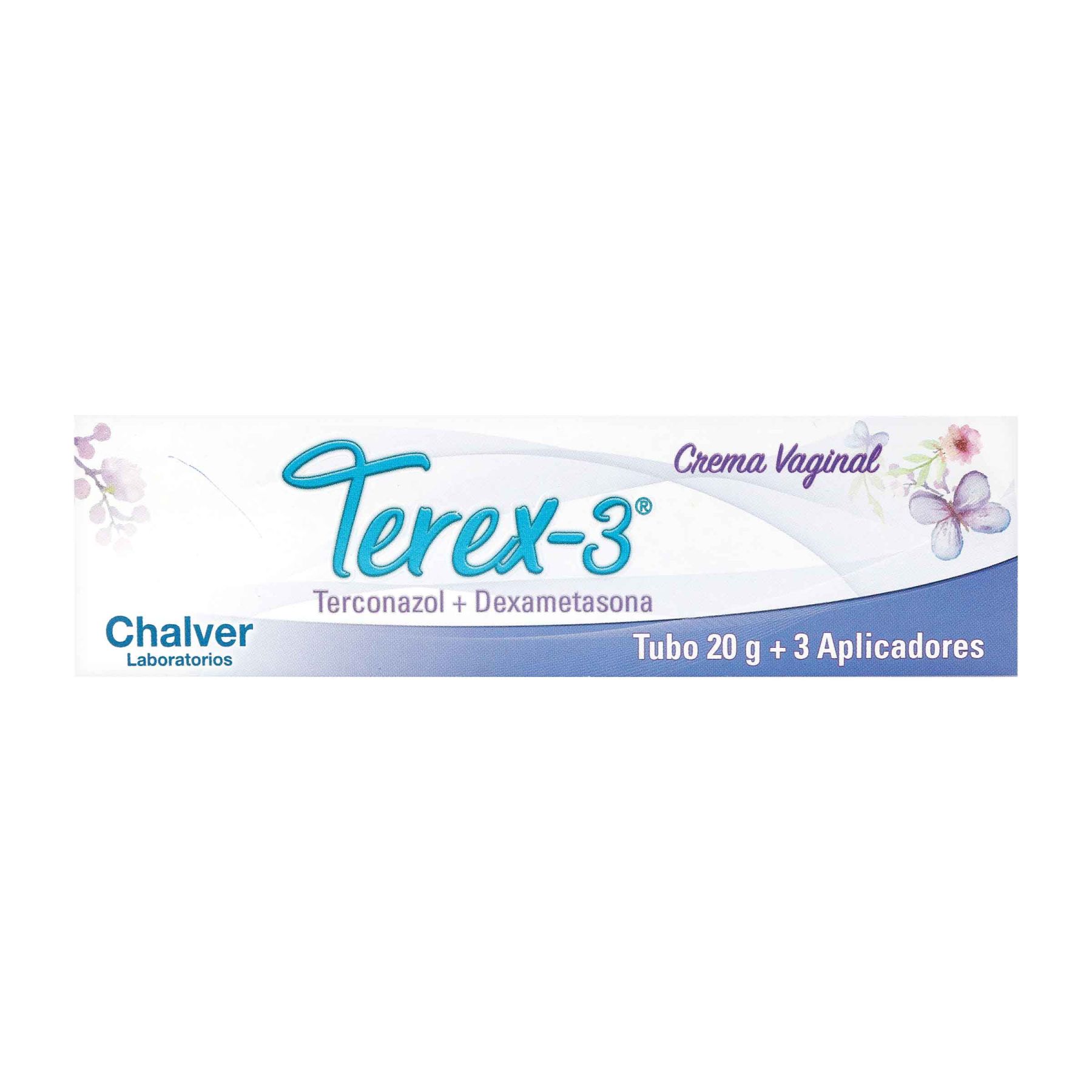 Terex 3 crema vag. 20 gr. + 3 aplic.