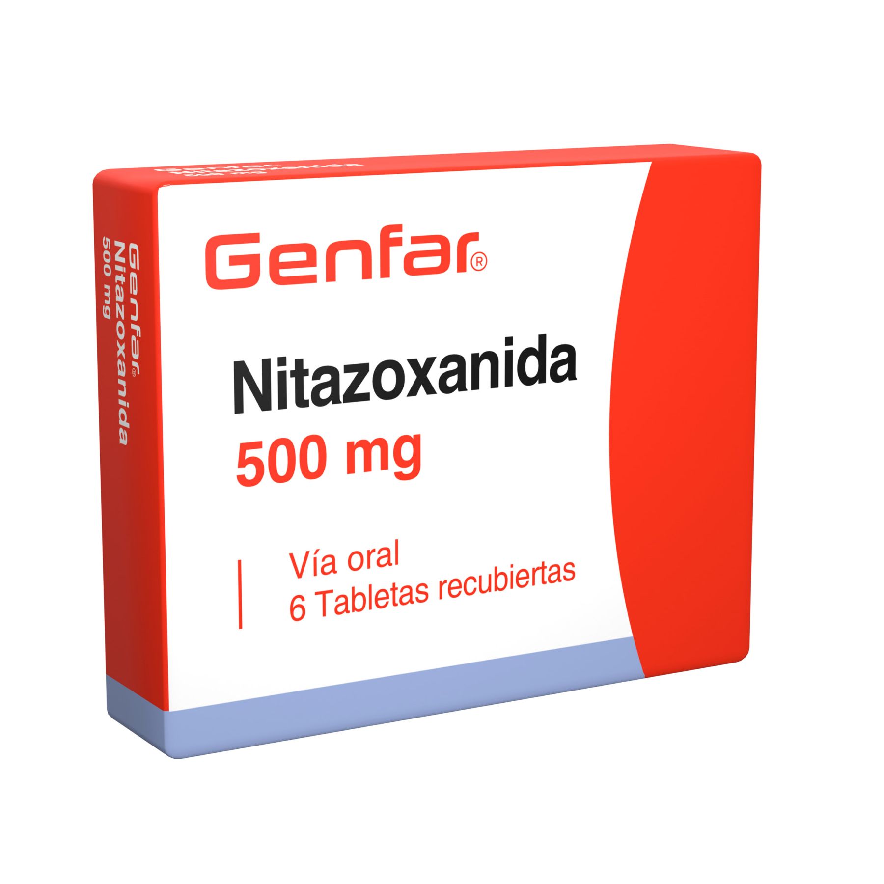 Nitazoxanida GF 500 mg * 6 tabl.