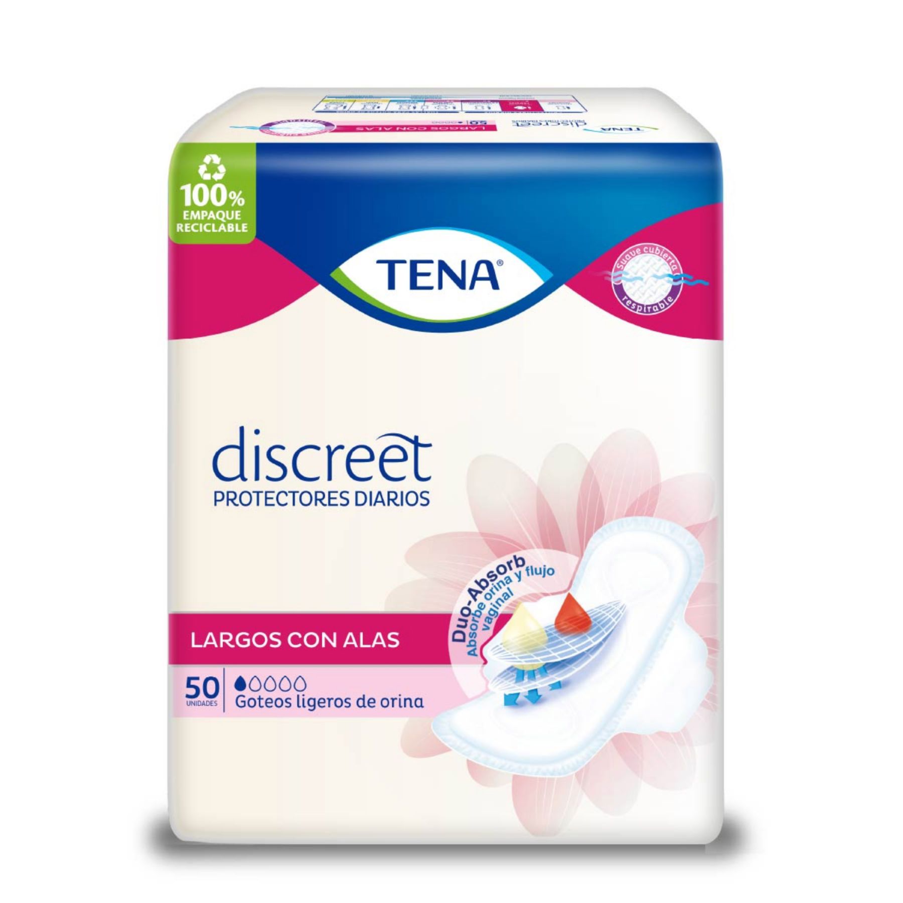 Tena Discreet protectores * 50 unds.